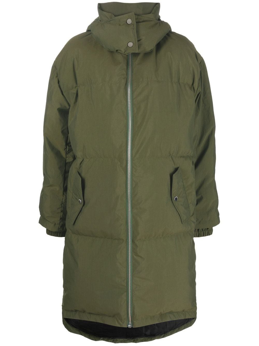 JW Anderson padded hooded coat - Green