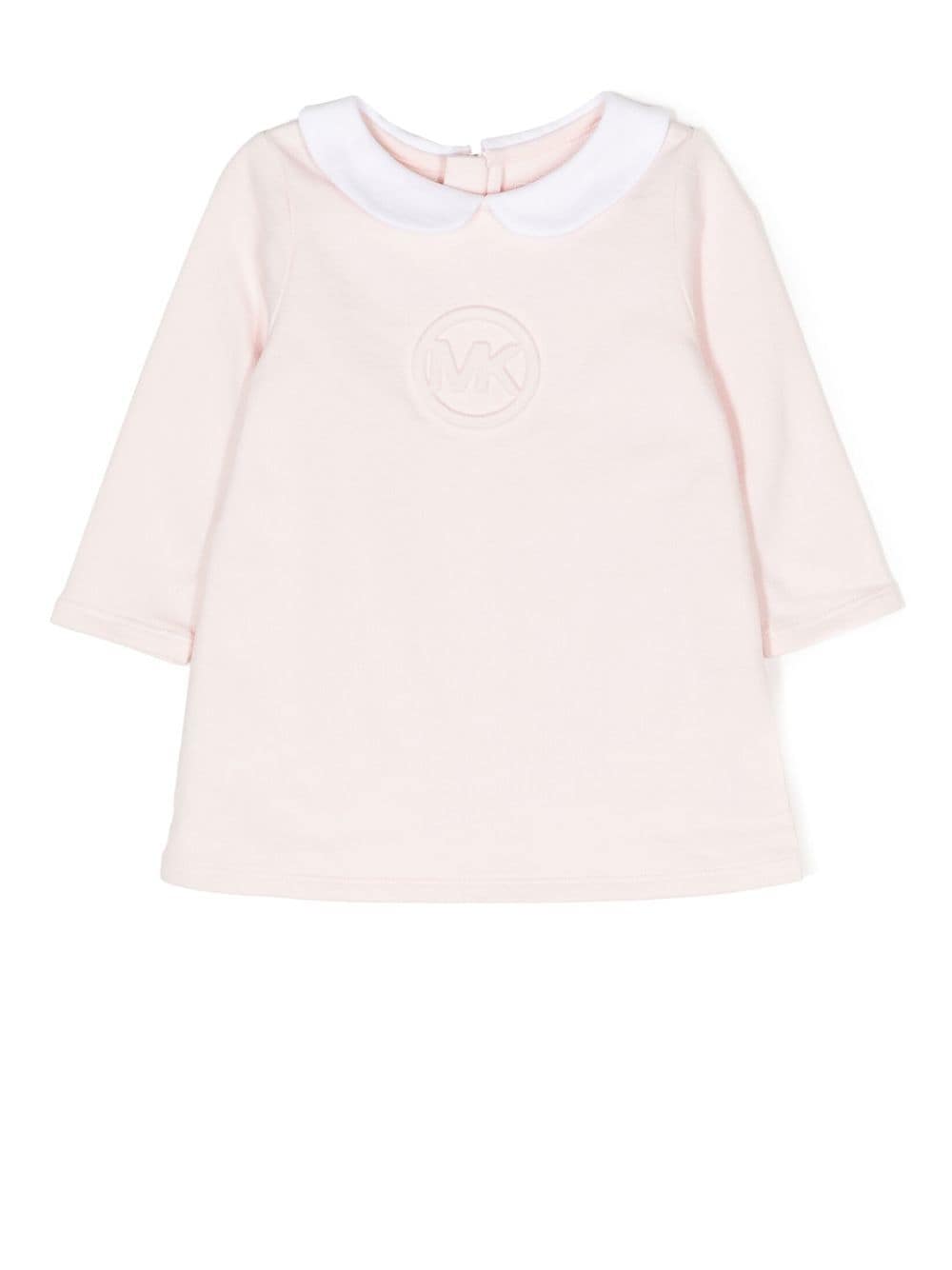 Michael Kors Kids 3D-logo cotton dress - Pink