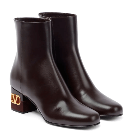 VALENTINO GARAVANI VLogo leather ankle boots £ 980