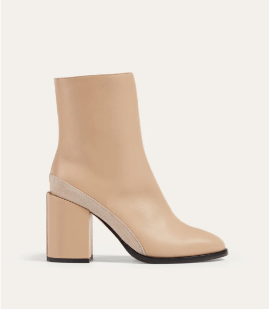 Spirit Boot, Fawn Elegant leather ankle boot £540