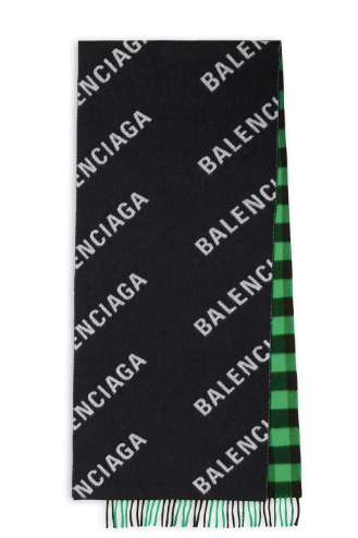 Balenciaga reversible logo-print scarf £450