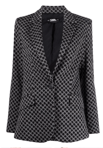 PRE-BLACK FRIDAY SALES Karl Lagerfeld Punto monogram blazer £275 -50% £142