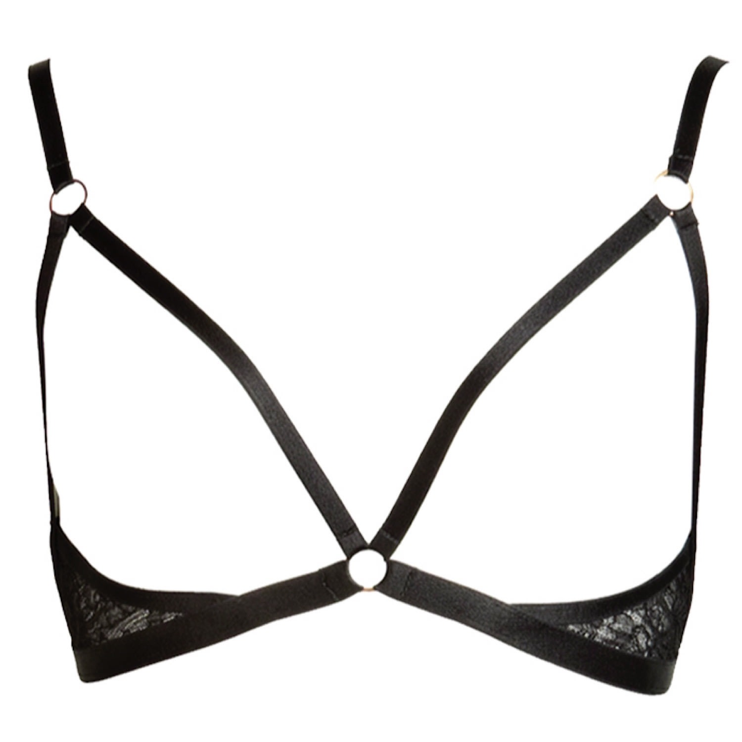 Something Wicked - Annabel Lace Harness Bra With No Cups