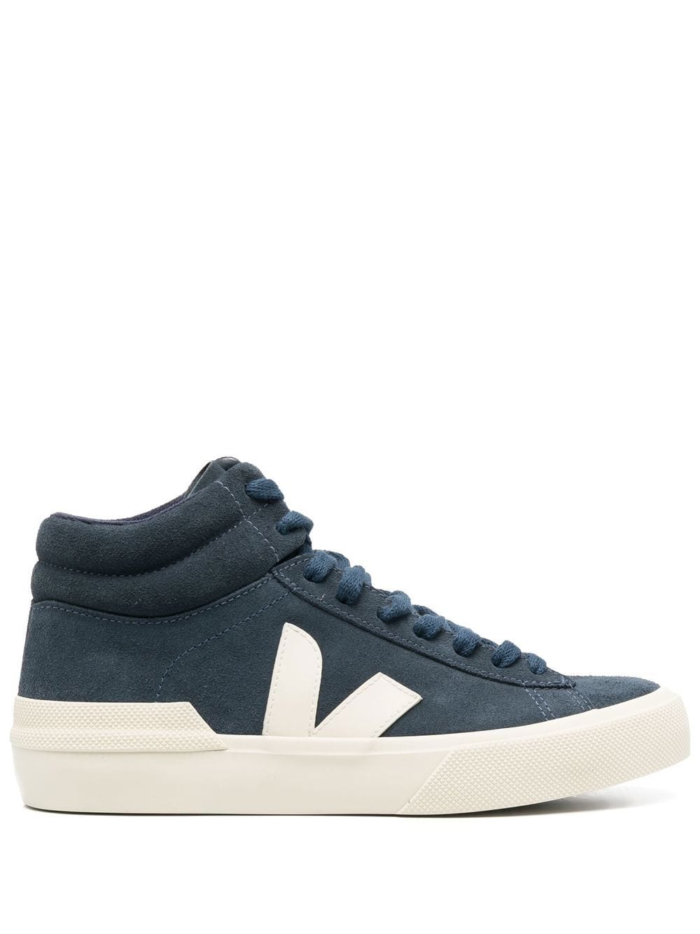 VEJA logo-patch high-top sneakers - Blue