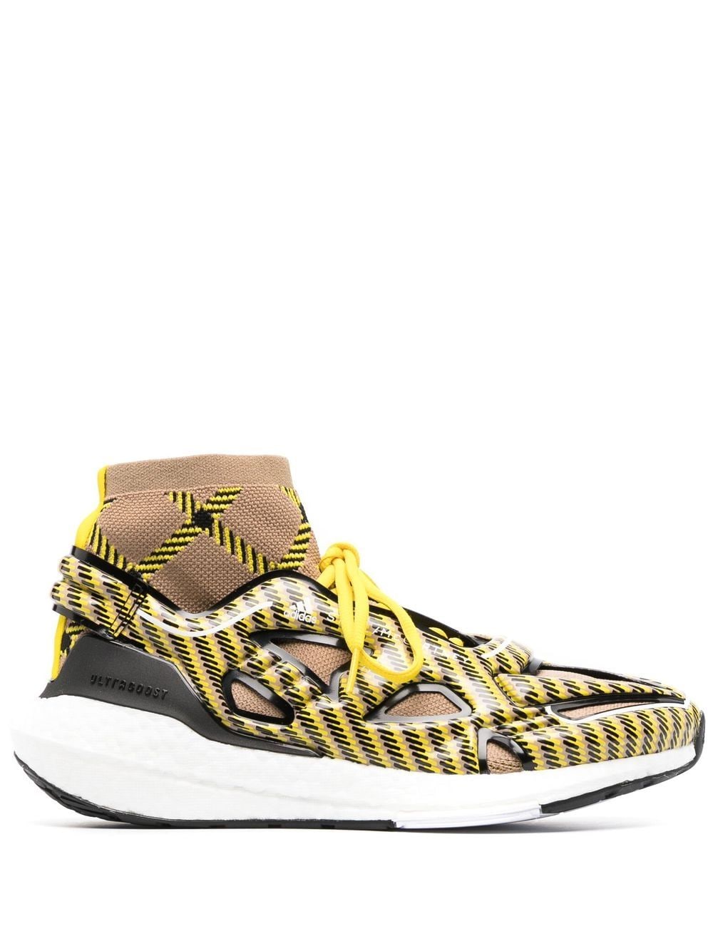 adidas by Stella McCartney all-over graphic-print sock sneakers - Yellow
