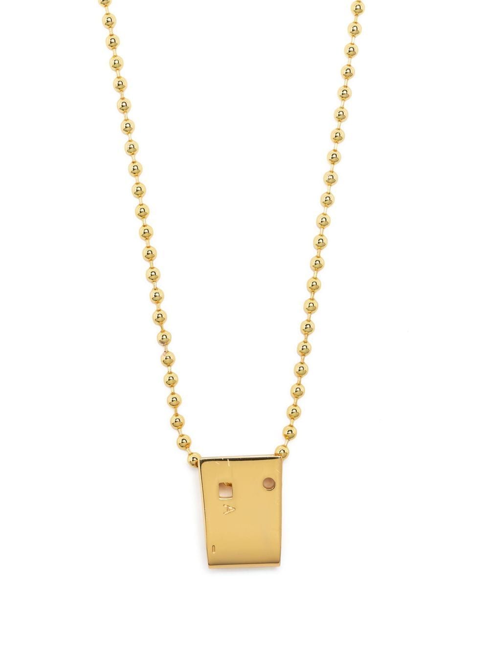 1017 ALYX 9SM ball-chain pendant necklace - Gold
