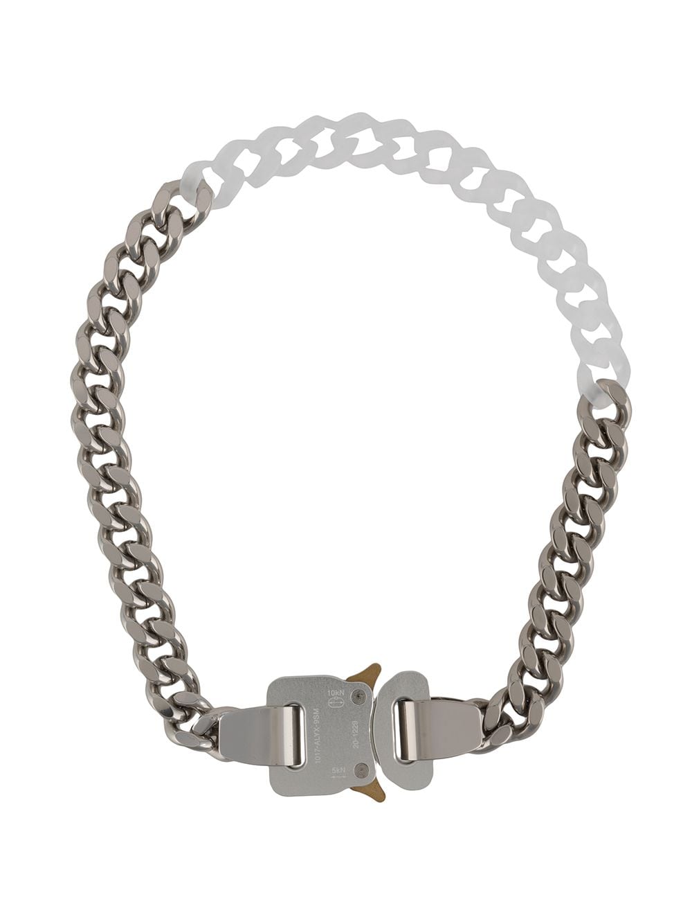 1017 ALYX 9SM chain buckle necklace - Silver