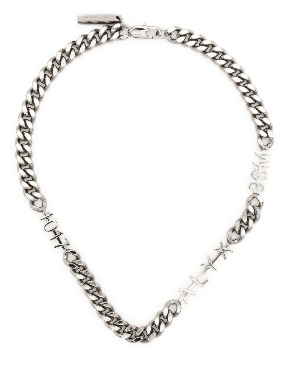 1017 ALYX 9SM curb-chain logo necklace - Silver
