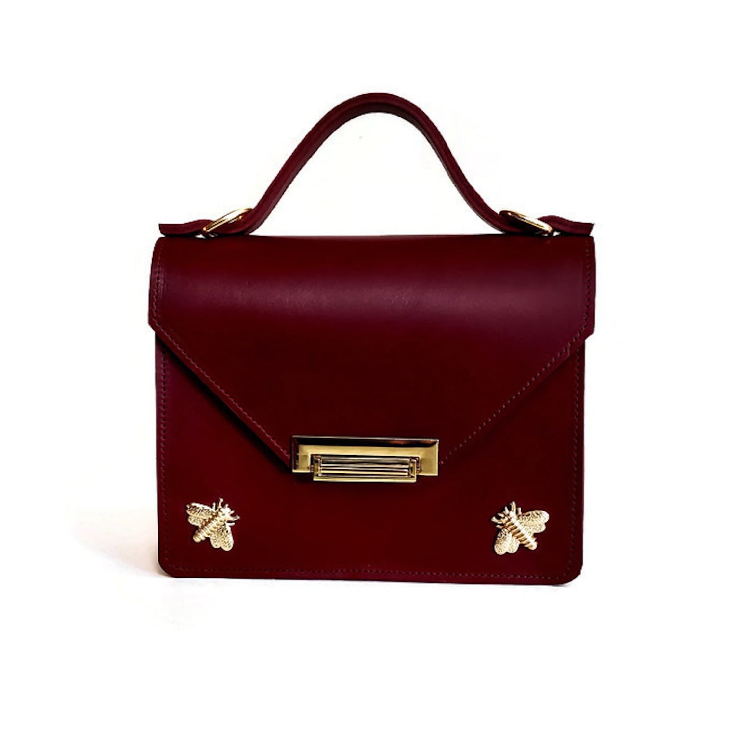 Angela Valentine Handbags - Gavi Mini Bag In Burgundy