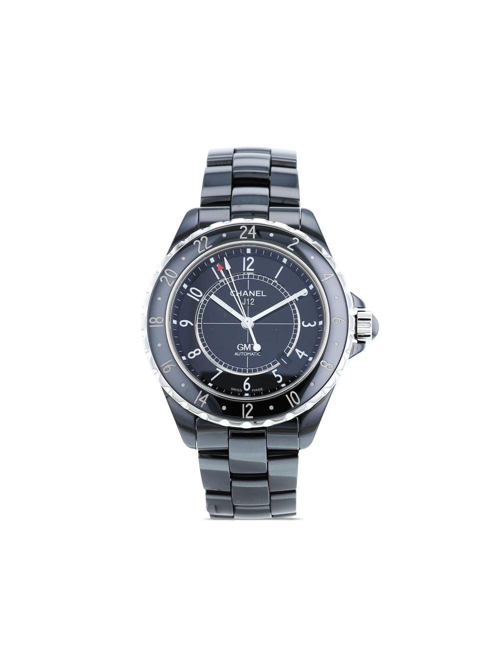Chanel Pre-Owned 2010 pre-owned Chanel J12 GMT - Black