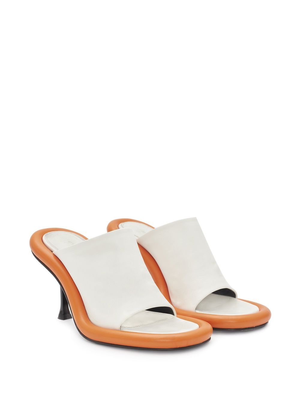 JW Anderson Bumper-Tube leather mules - White
