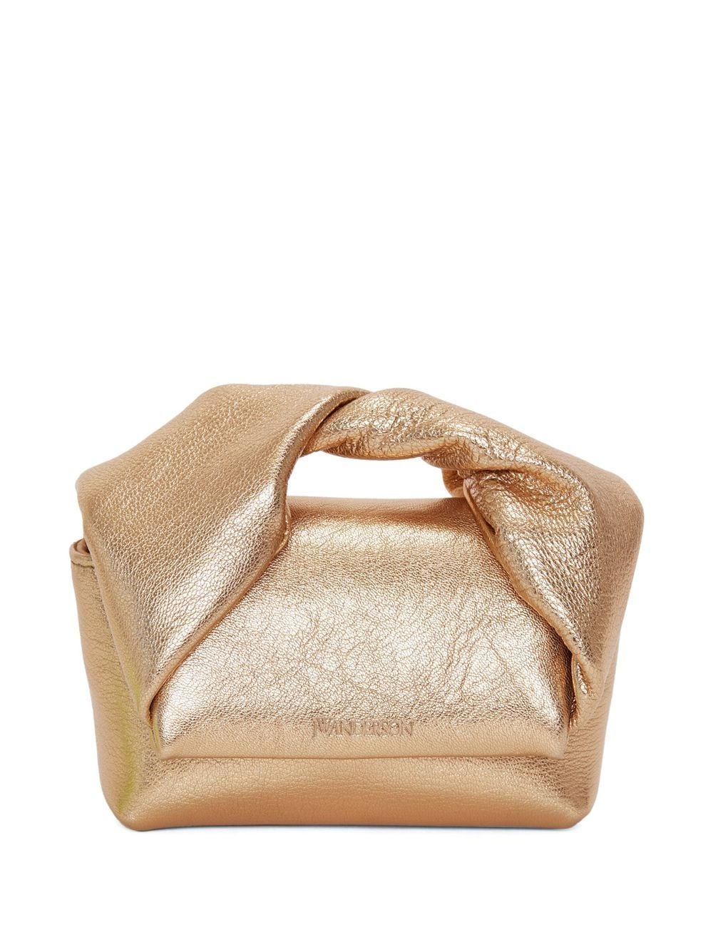 JW Anderson Twister leather mini bag - Gold