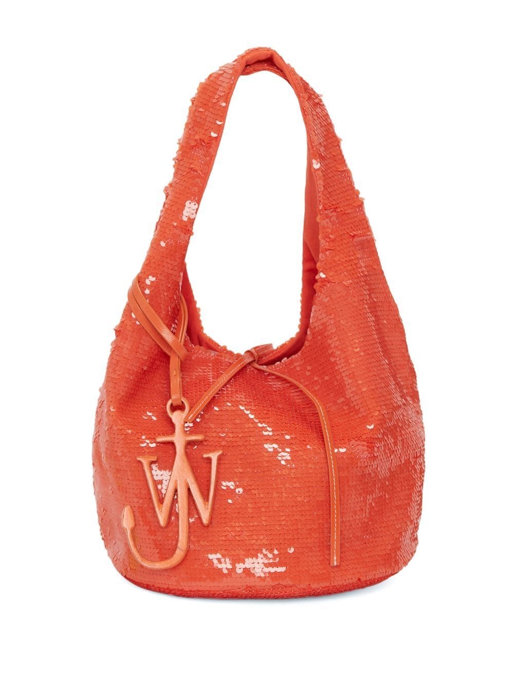 JW Anderson mini sequin-embellished bag - Orange
