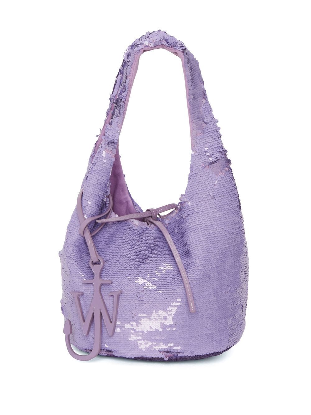 JW Anderson mini sequin-embellished tote bag - Purple
