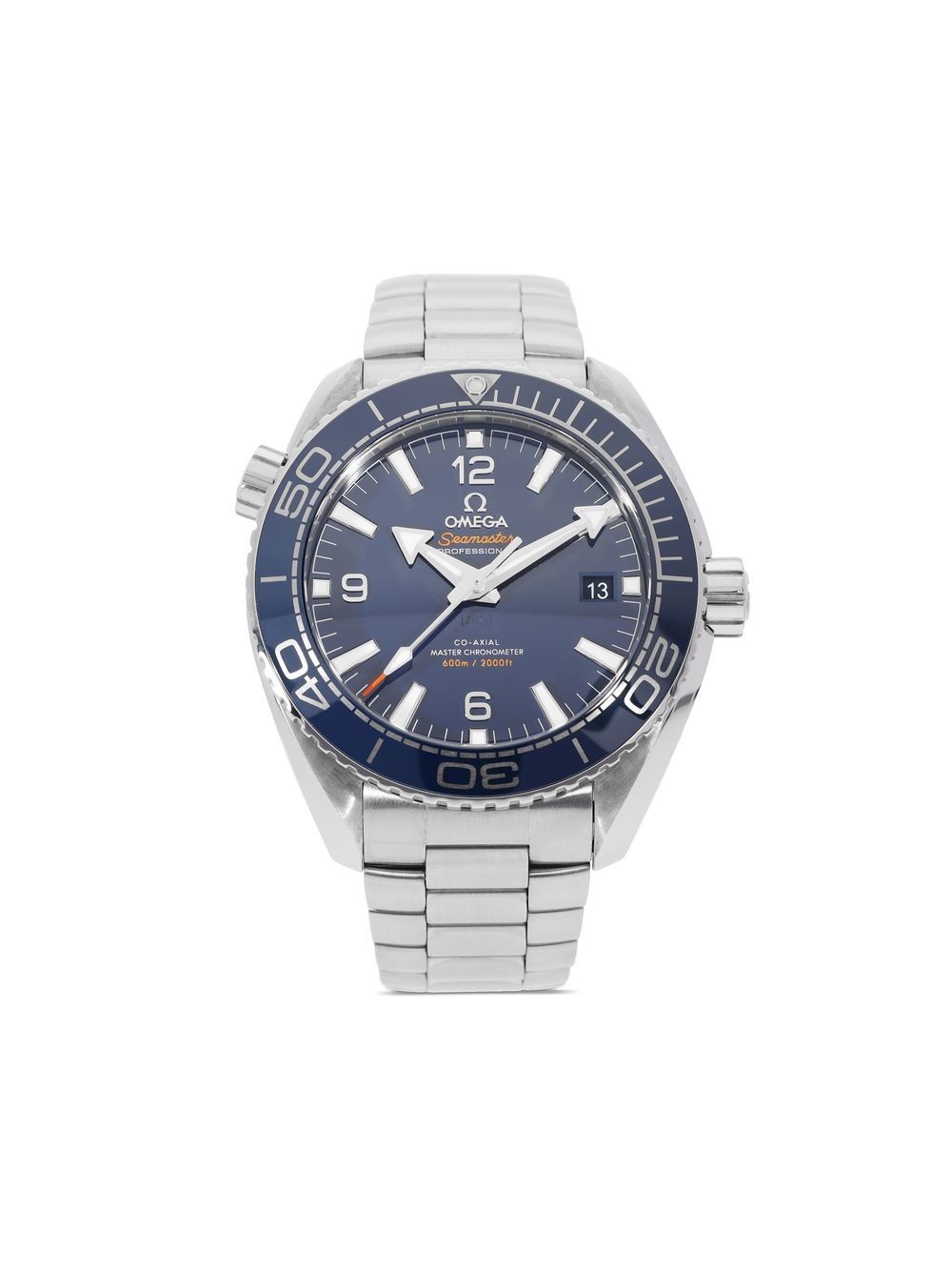 OMEGA 2016 pre-owned Seamaster Planet Ocean 600 M Co-Axial Master Chronometer 43mm - Blue