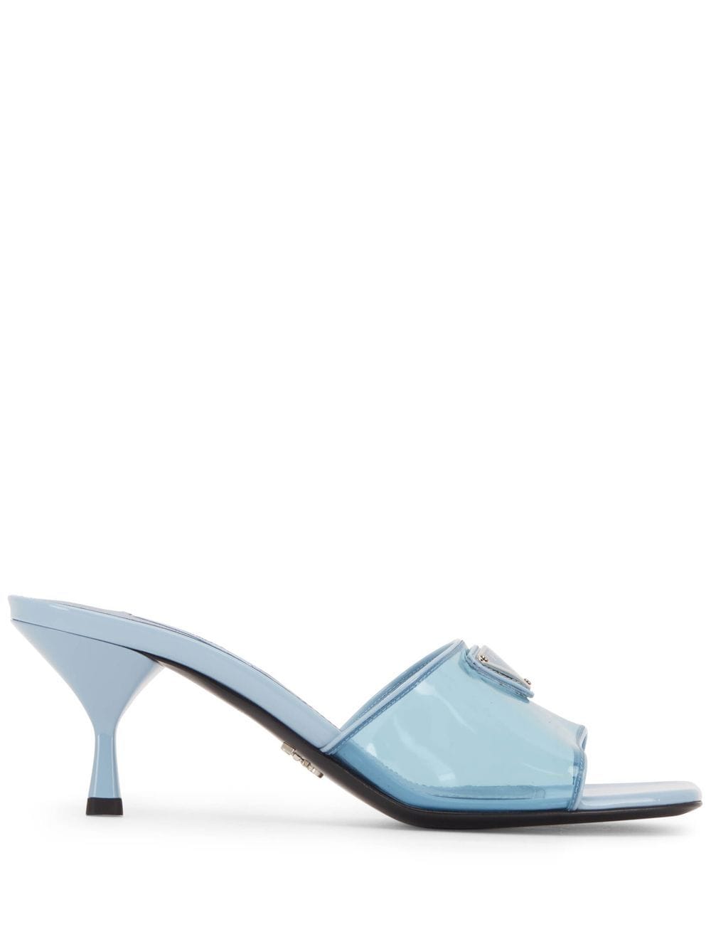 Prada logo-embellished sandals - Blue
