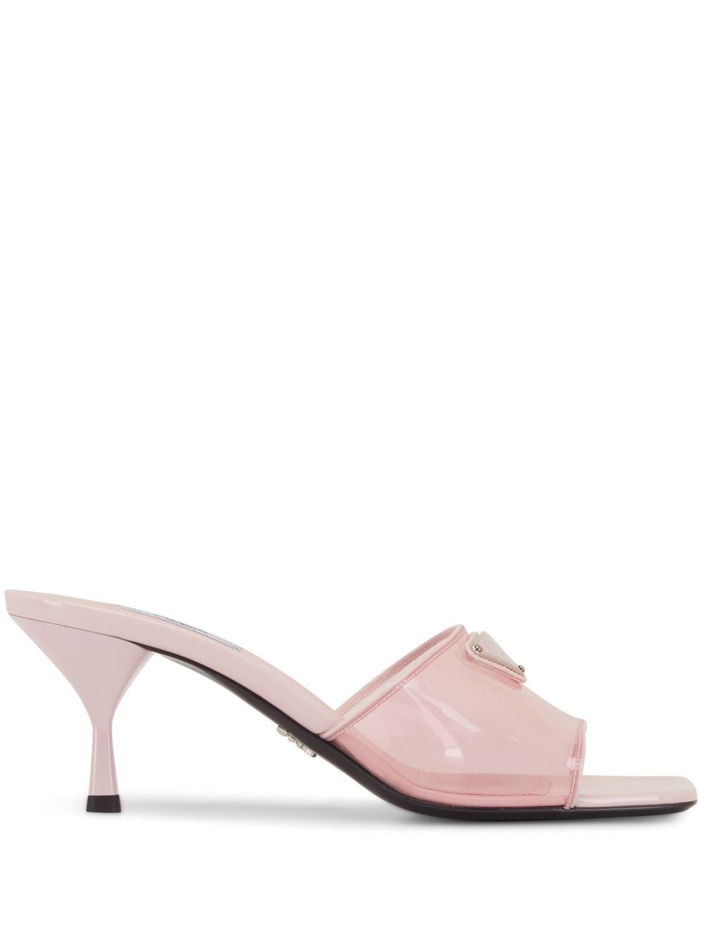 Prada logo-embellished sandals - Pink