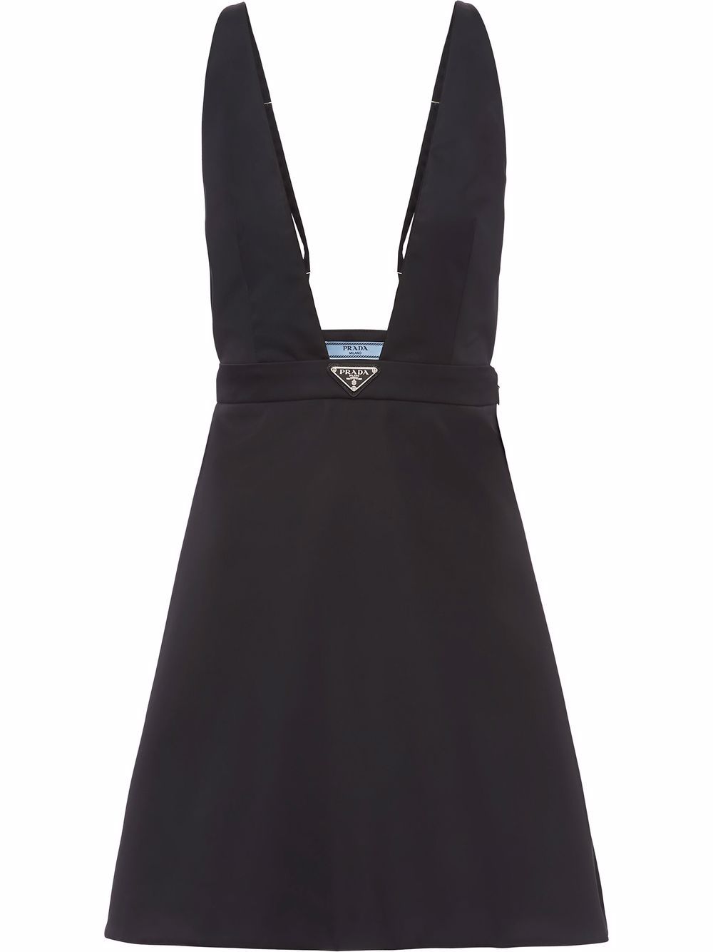 Prada sleeveless Re-Nylon dress - Black