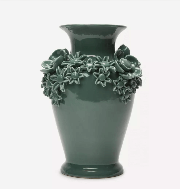 HOMEWARE HOUSE OF HACKNEY Flora Fantasia Vase Emerald | £395.00