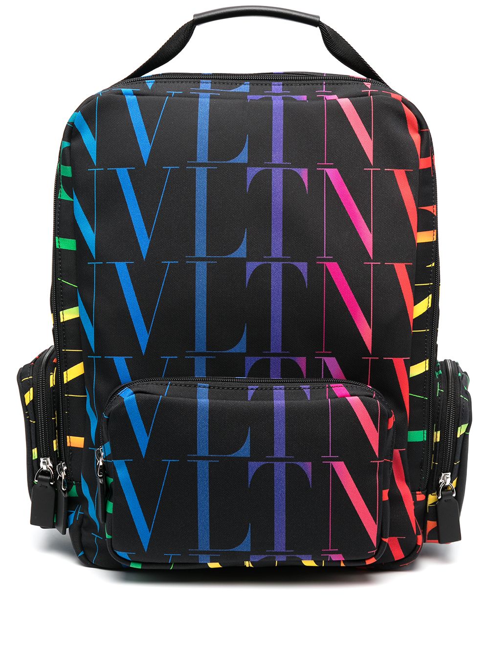 Valentino Garavani VLTN logo-print backpack - Black