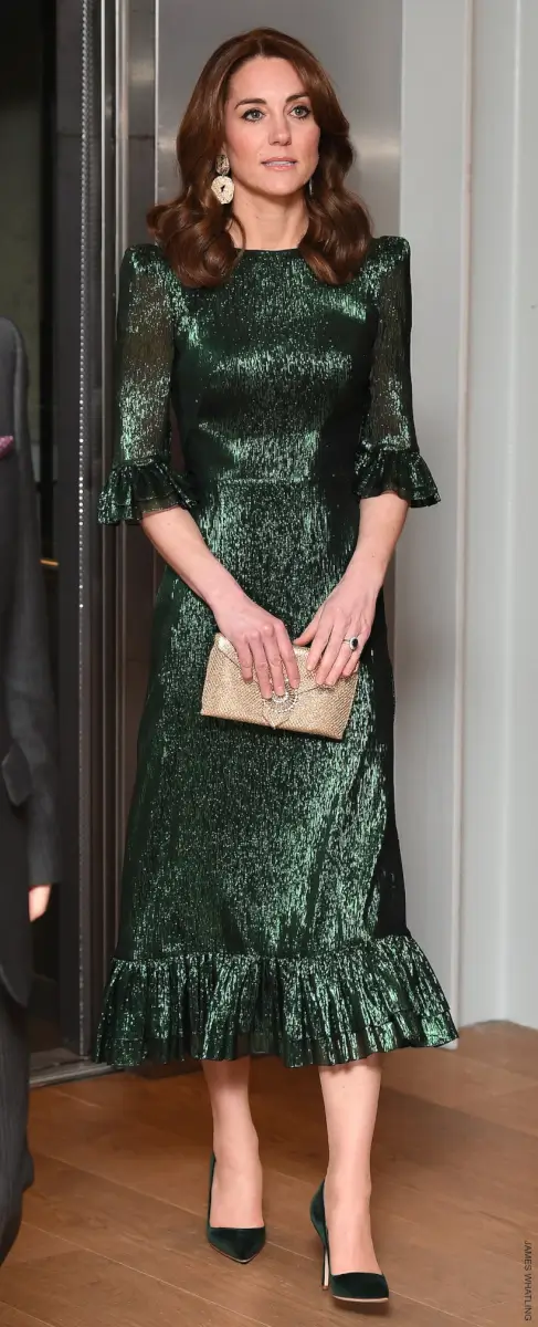 THE VAMPIRE'S WIFE The Falconetti ruffled metallic silk-blend dress £1,595