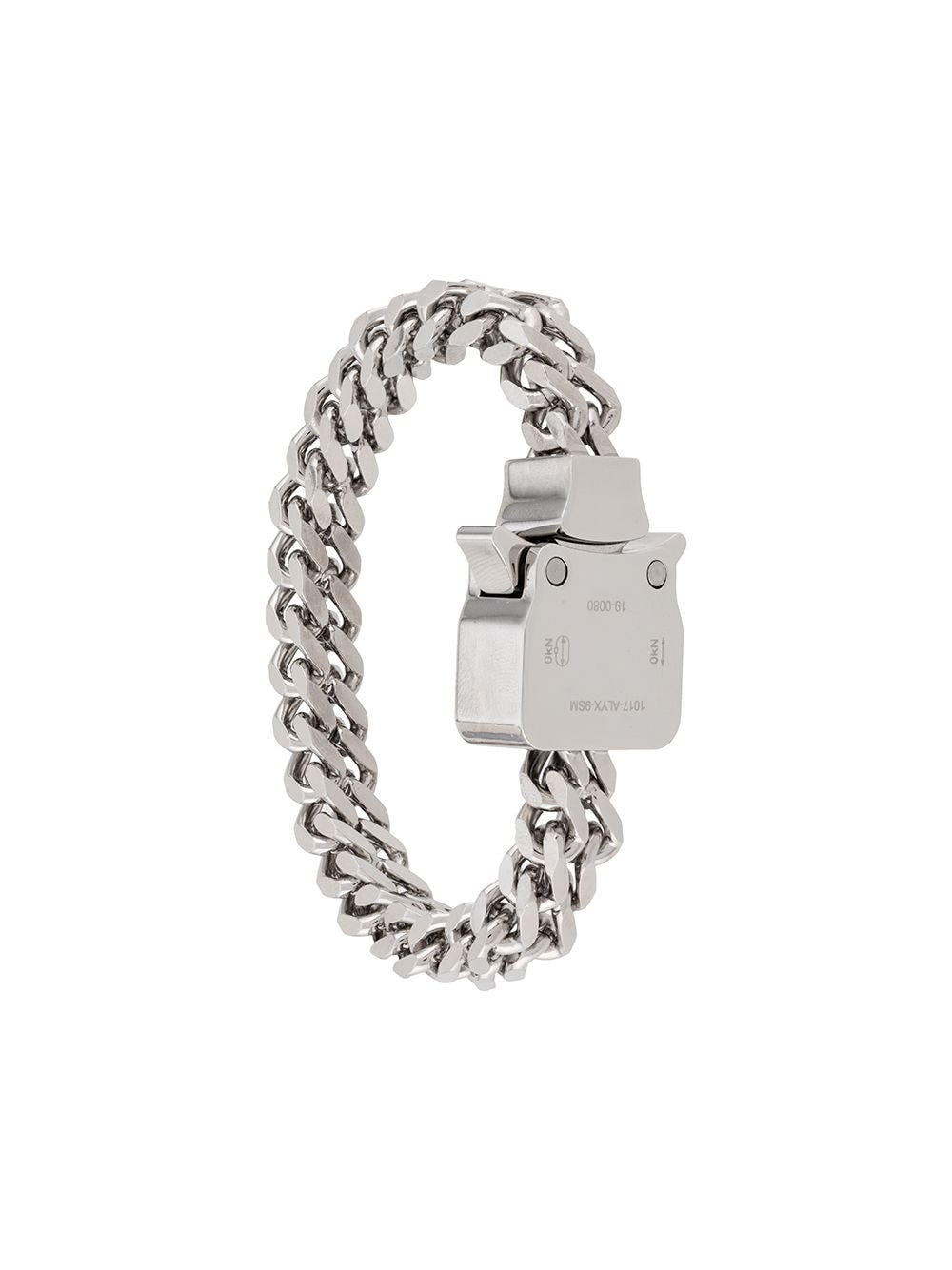 1017 ALYX 9SM double chain bracelet - Silver