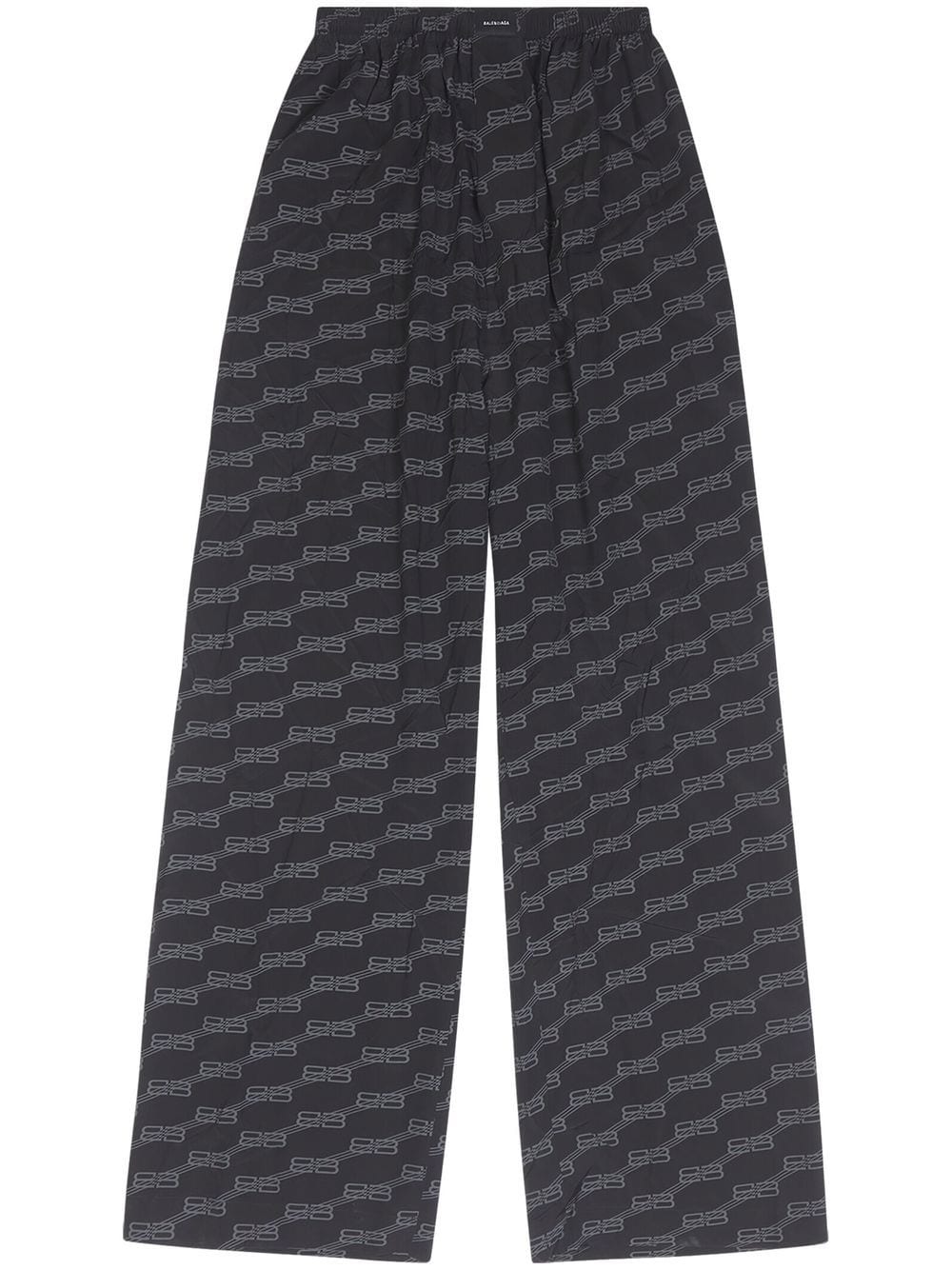 Balenciaga BB monogram pyjama trousers - Black