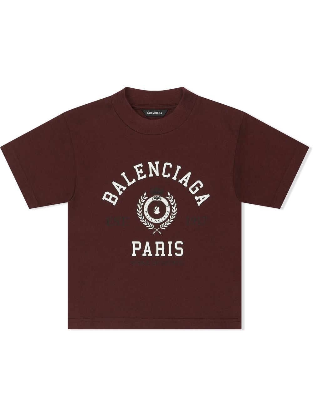 Balenciaga Kids College 1917 cotton T-shirt - Red