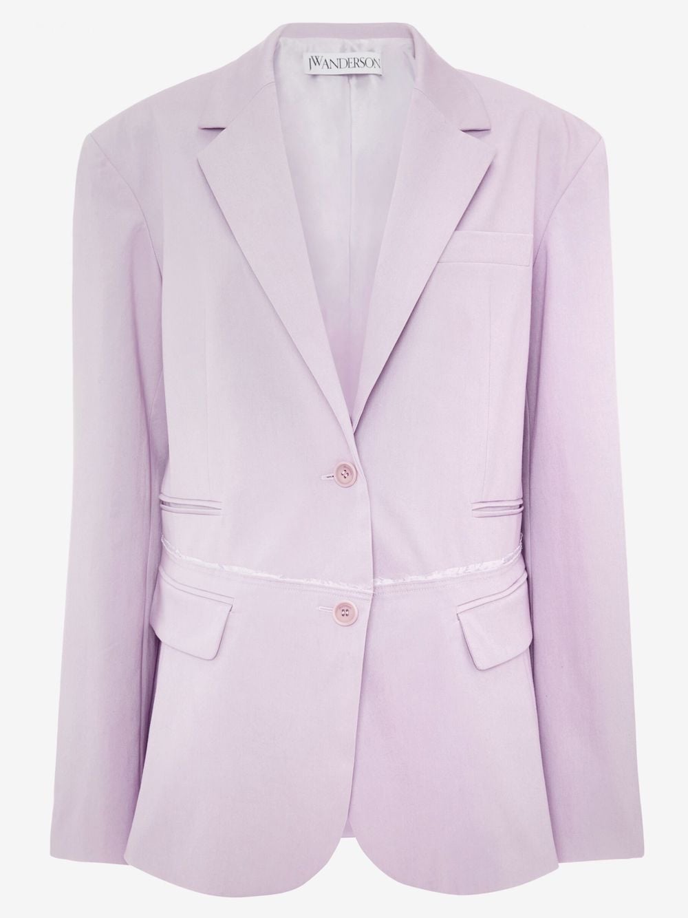 JW Anderson Deconstructed blazer jacket - Pink