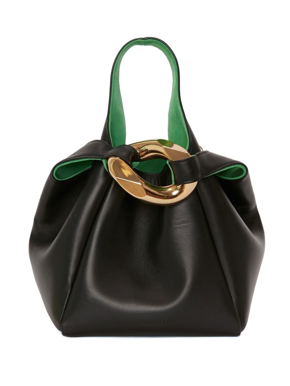 JW Anderson Pochette leather satchel bag - Black