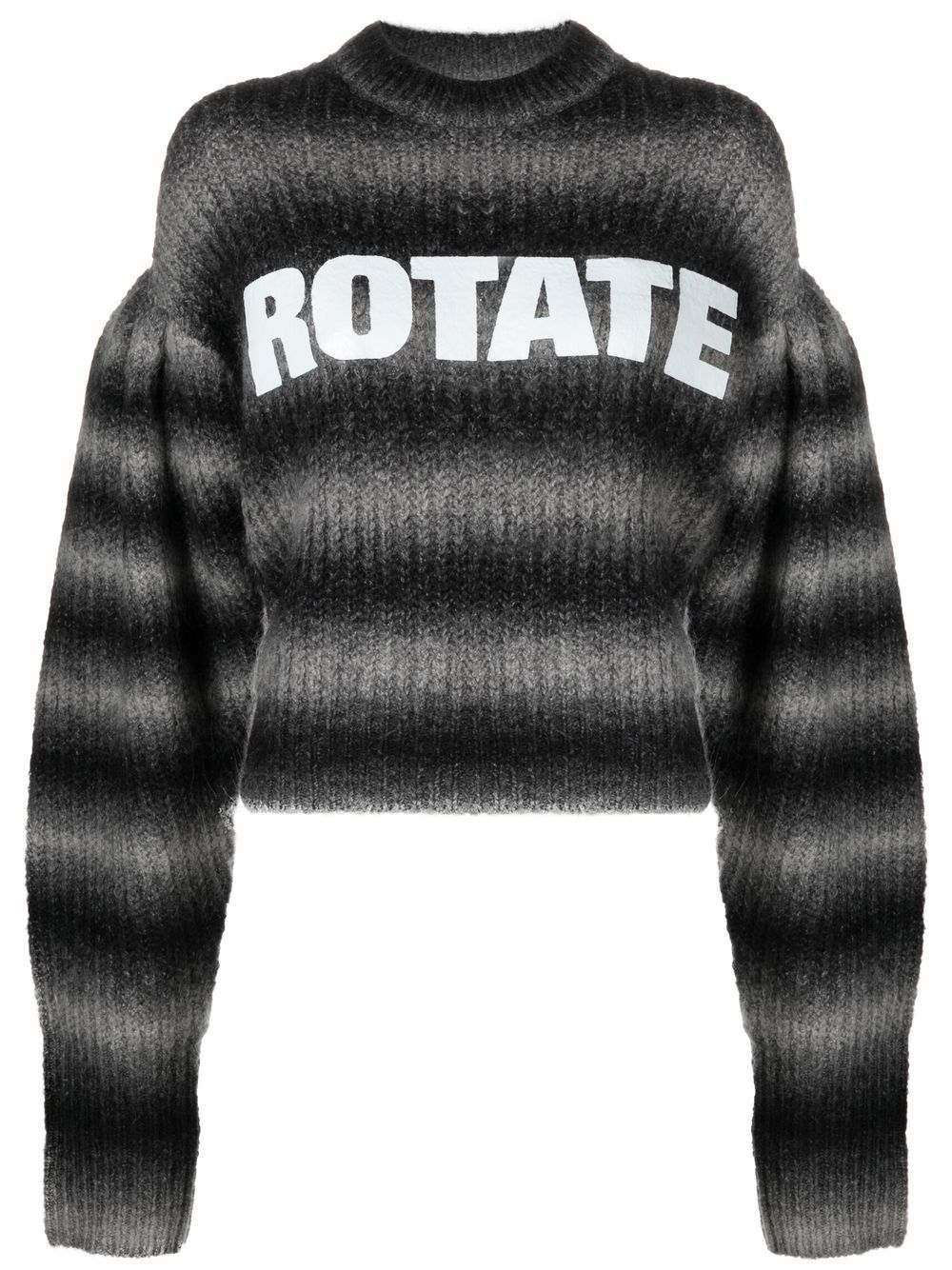 ROTATE logo-print jumper - Grey