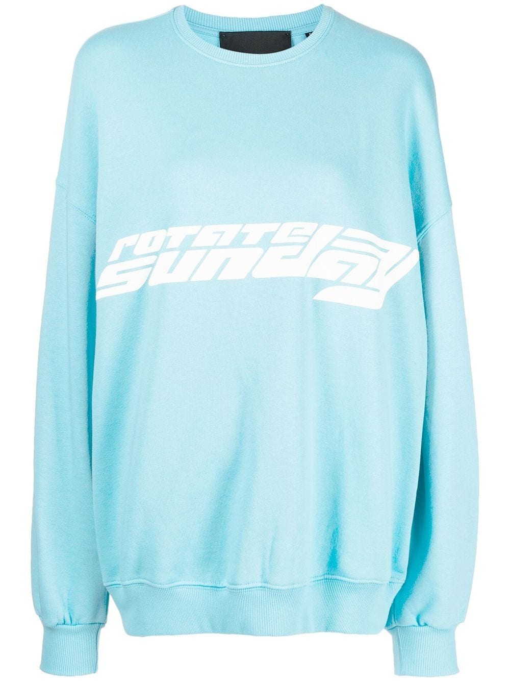 ROTATE logo-print relaxed fit sweatshirt - Blue