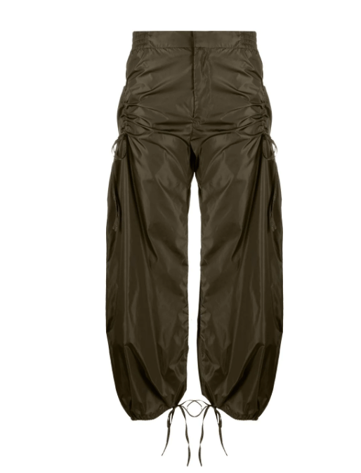 Jean Paul Gaultier ruched parachute trousers £579