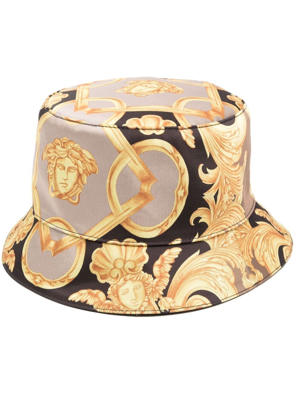 Versace Barocco-print bucket hat - Gold