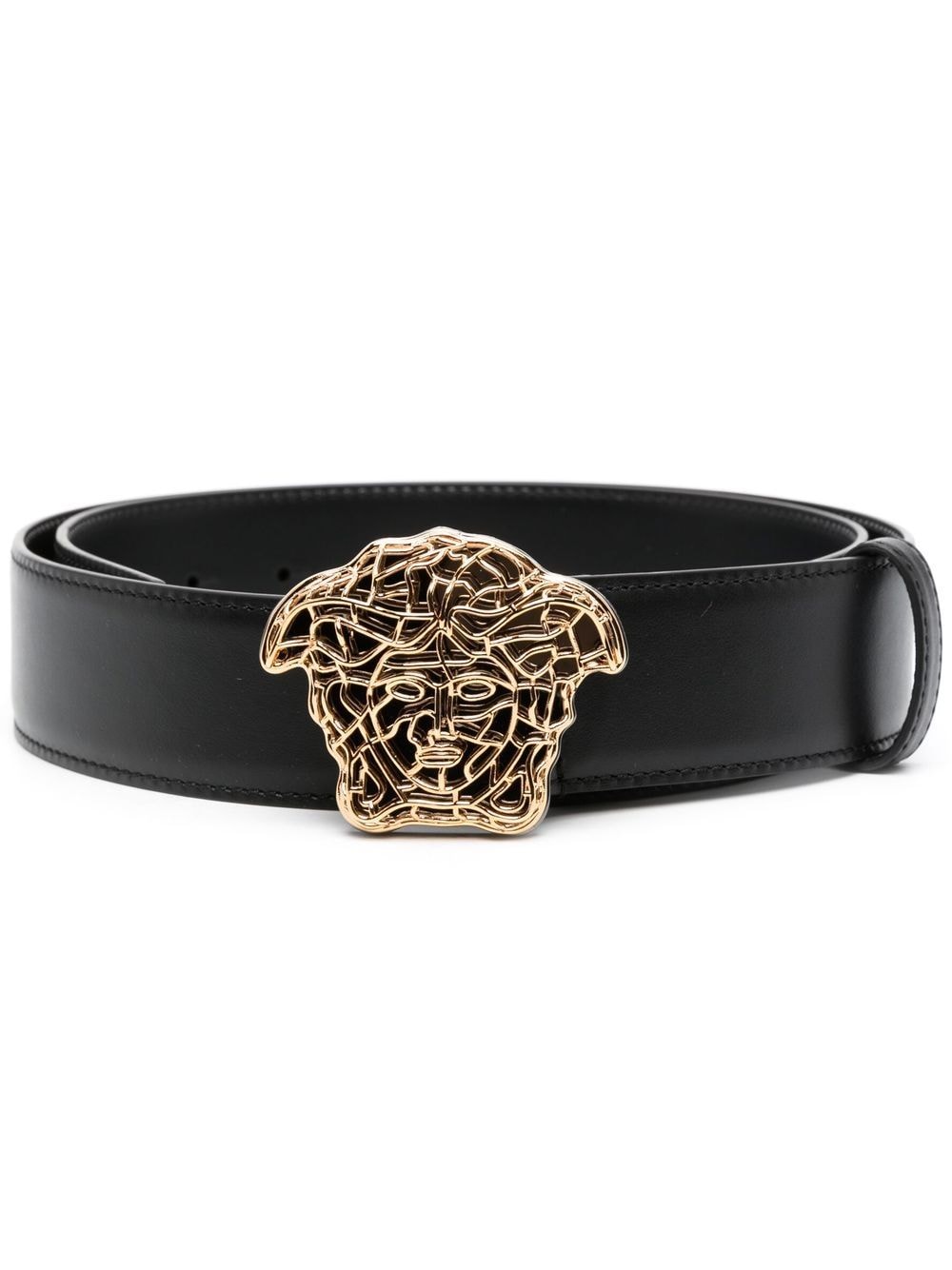 Versace Medusa Head buckle belt - Black