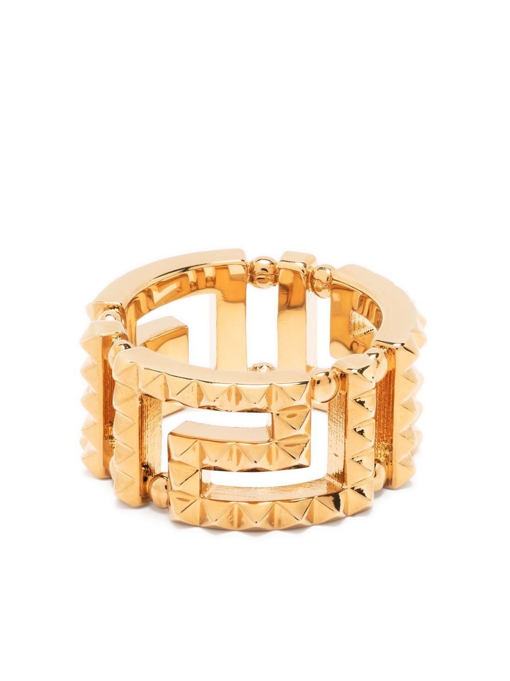 Versace monogram spike ring - Gold