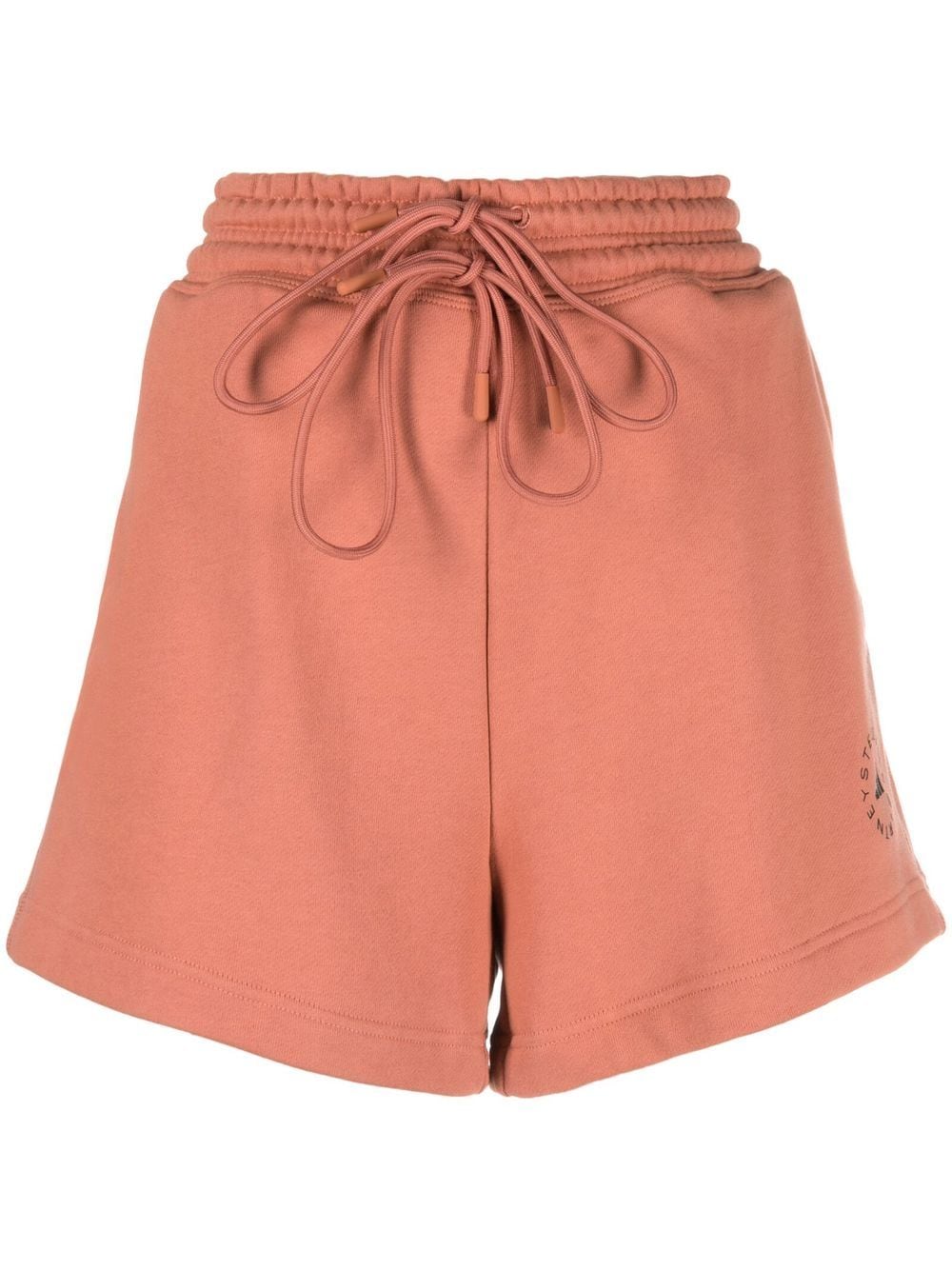 adidas by Stella McCartney logo-print shorts - Orange