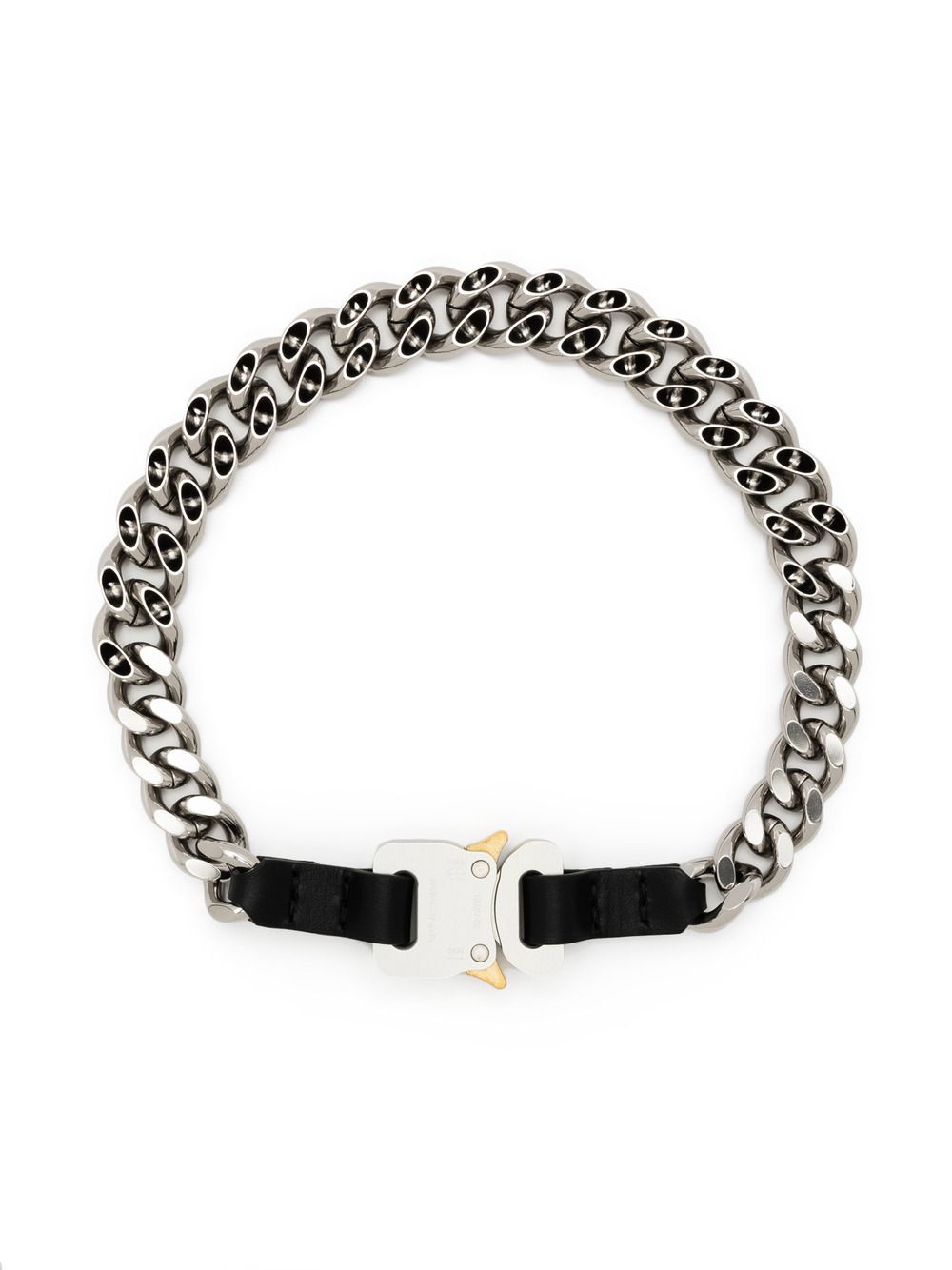1017 ALYX 9SM safety buckle chain choker - Silver