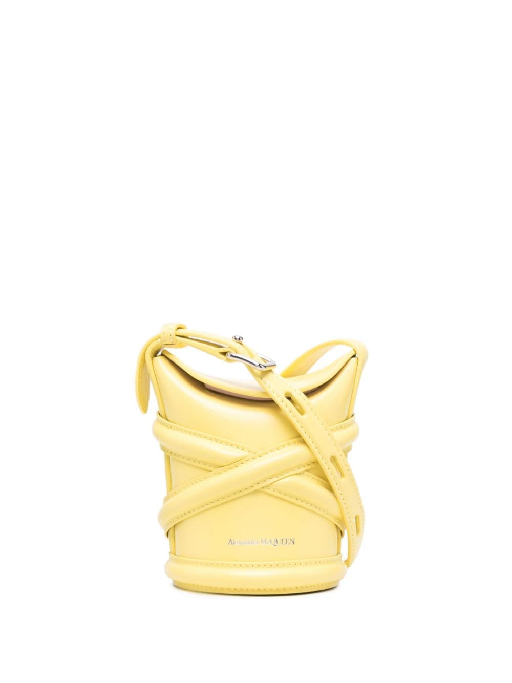Alexander McQueen The Curve mini crossbody bag - Yellow