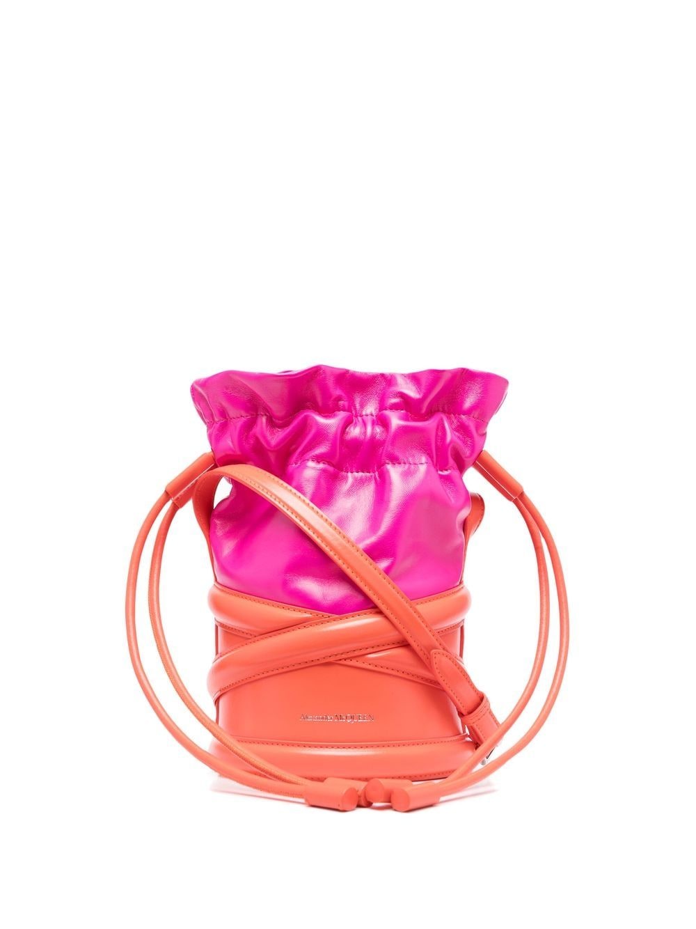 Alexander McQueen The Soft Curve two-tone bag - Pink