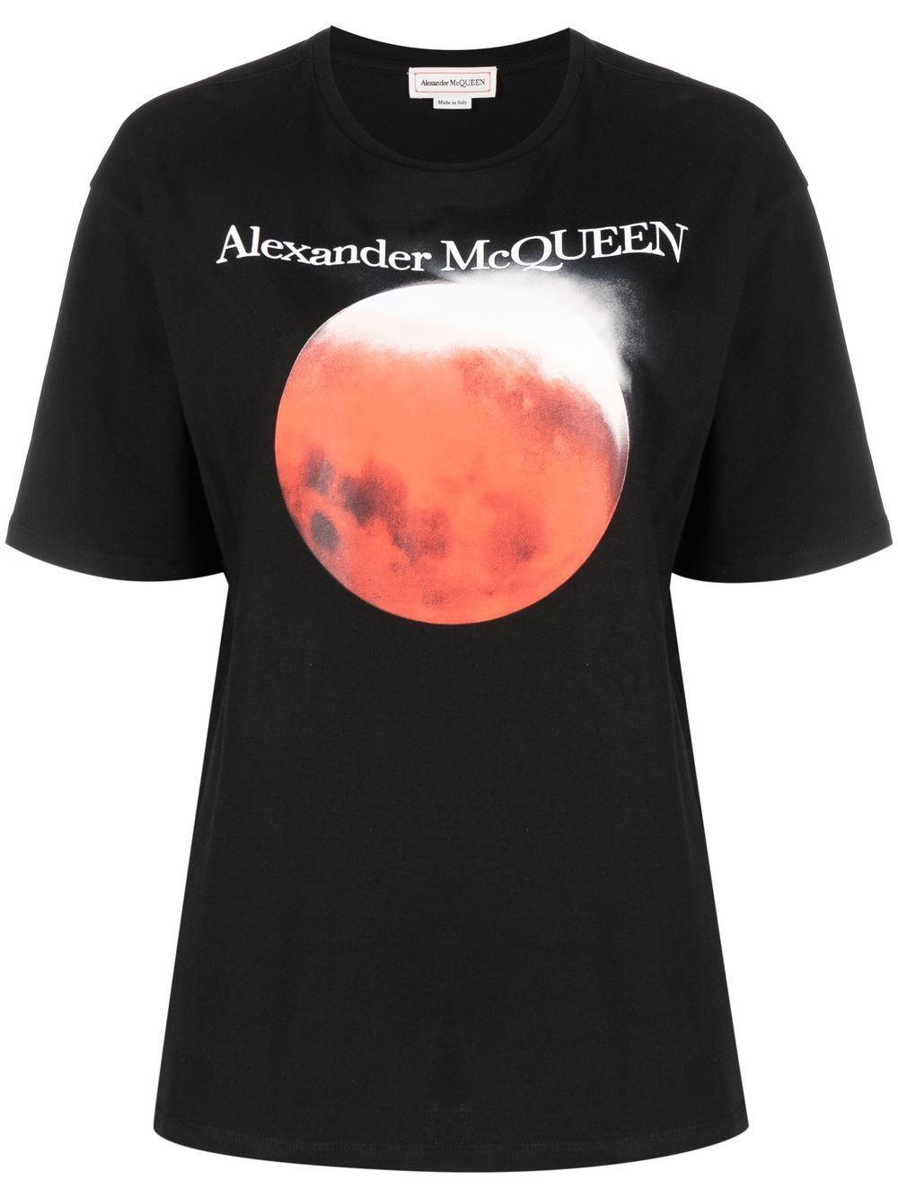 Alexander McQueen logo-print short-sleeve T-shirt - Black
