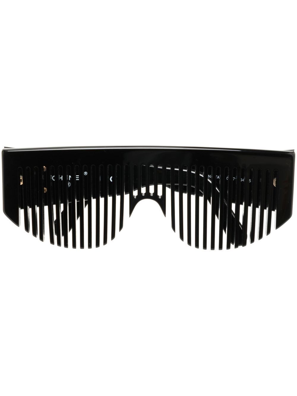 CHANEL Pre-Owned 1990-2000s fringed sunglasses - Black