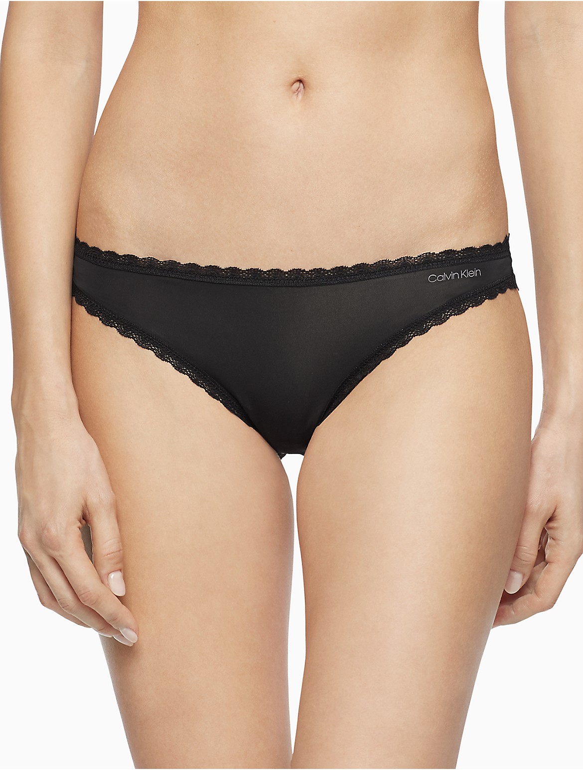 Calvin Klein Women's Flirty Micro Bikini Bottom - Black - S