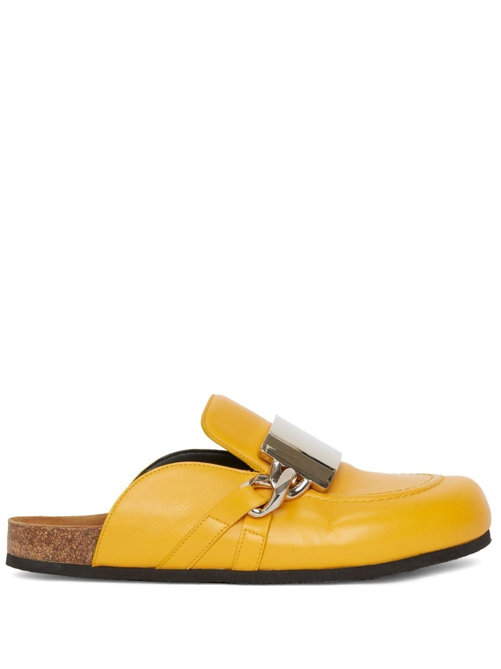 JW Anderson Chain leather mules - Yellow