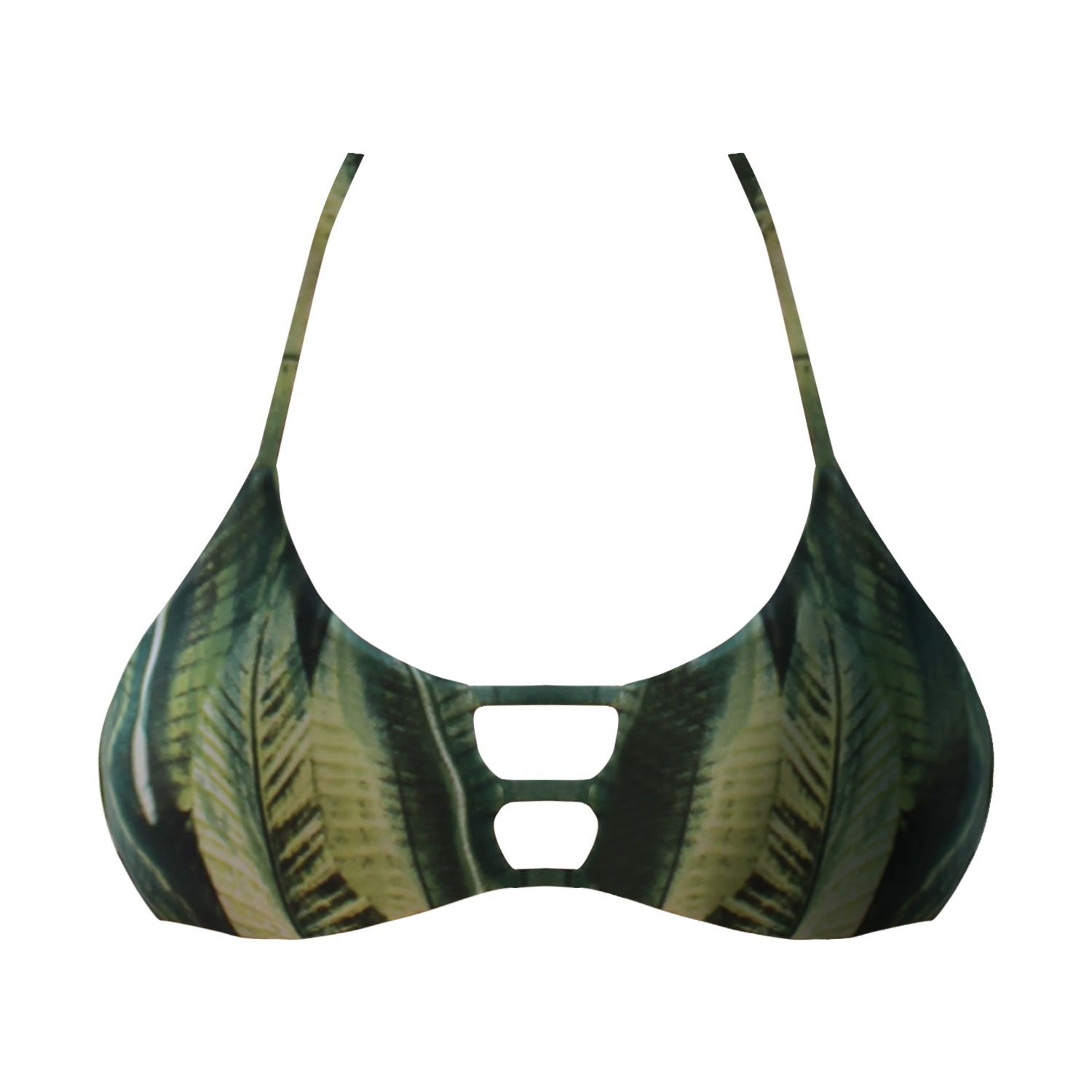Lybethras - Palm Green Luna Top With Straps