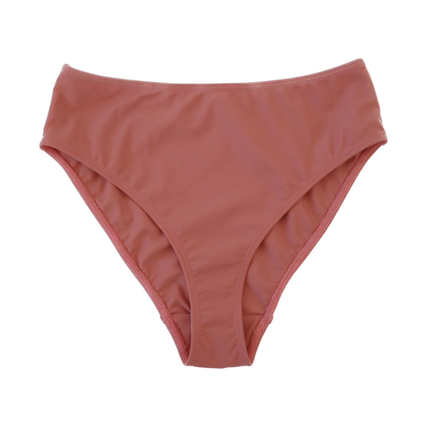 MIGA Swimwear - Alyssa High-Waisted Bikini Bottoms- Pink & Purple