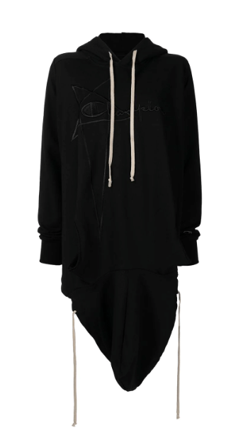 Rick Owens X Champion embroidered-logo hoodie | £555 (SALE PRICE)
