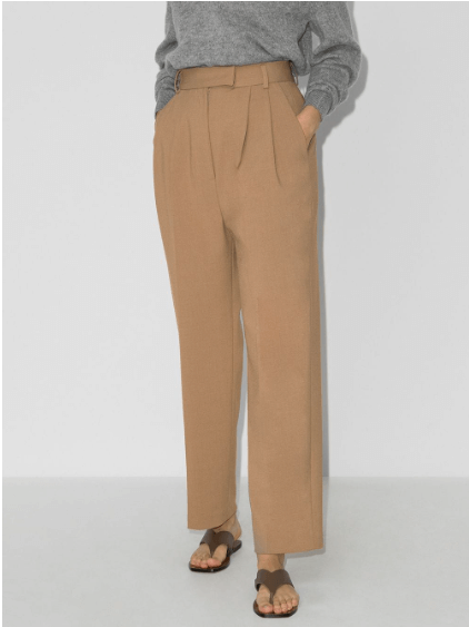 The Frankie Shop Bea pleated trousers £185