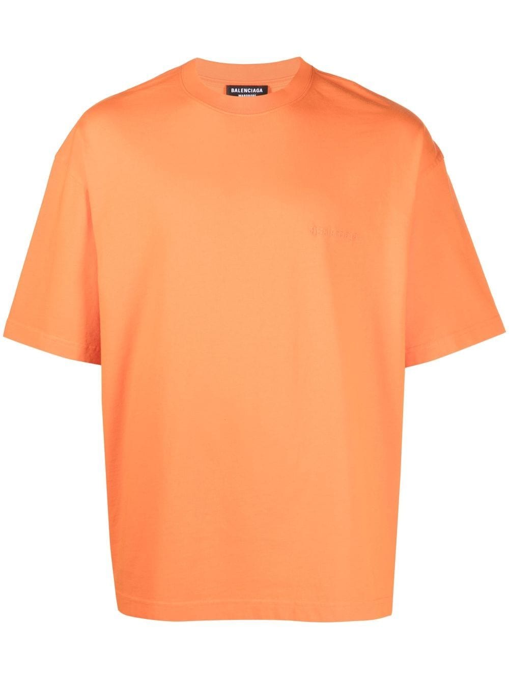Balenciaga BB embroidered logo T-shirt - Orange