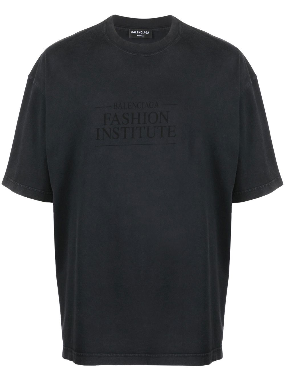 Balenciaga Fashion Institute print T-shirt - Black